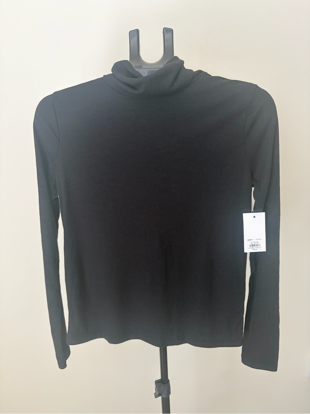 NWT SO Black Ribbed Turtleneck Sz S - Basic But Make It Bossy 🖤